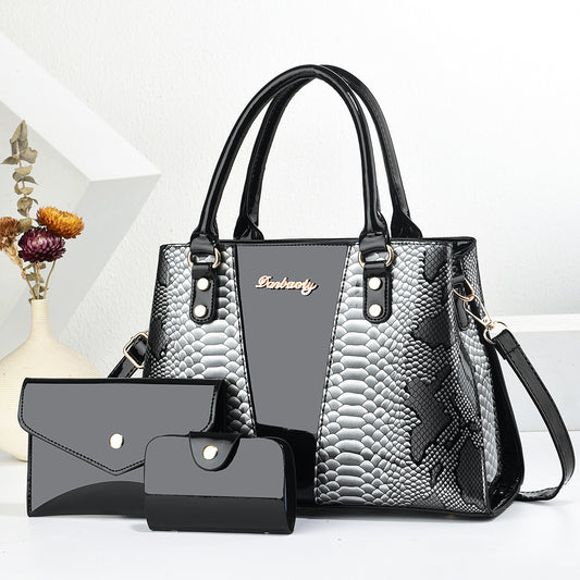 Large-Capacity Trendy Shoulder & Crossbody Tote Bag