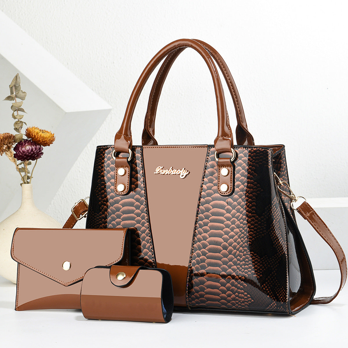 Large-Capacity Trendy Shoulder & Crossbody Tote Bag