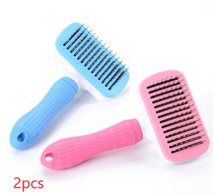 Self-Cleaning Pet Grooming Brush