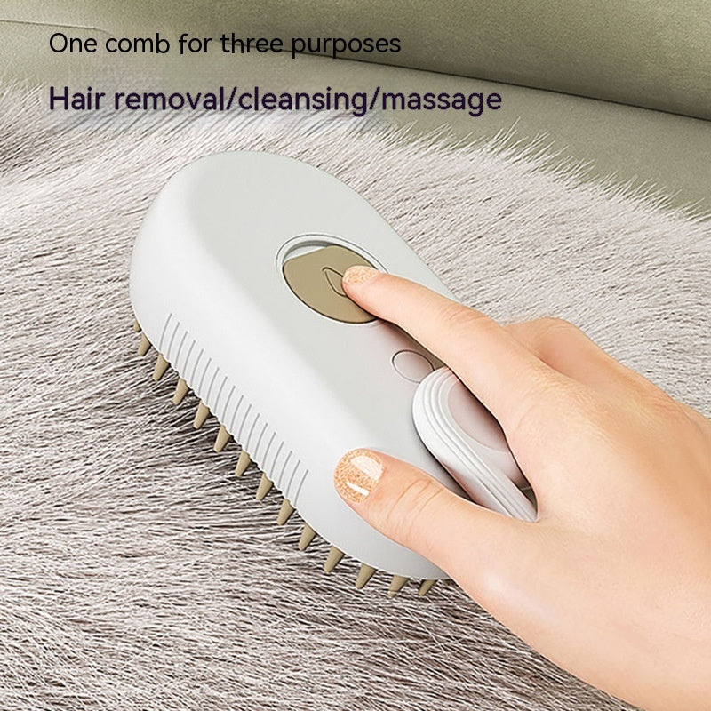 grooming comb with steam spray - Velkify
